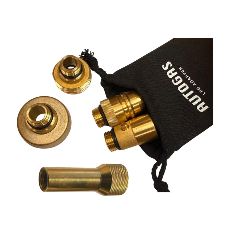 Set 4 LPG vulnippels M16 zakje brandstof adapter