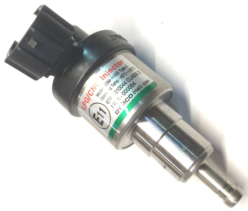 Dymco LPG/CNG enkele injector groen