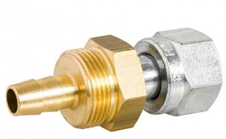 Koppeling 4-Gats Tank 8mm PVC
