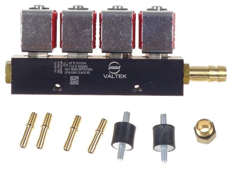 Rail VALTEK 4 cil., BFC, 3 Ohm, type 30