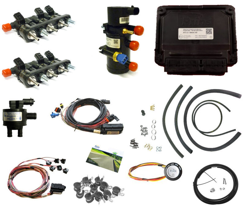 LPG kit Prins VSI-2.0, 6C. / 8mm / 82cc / eVP 500