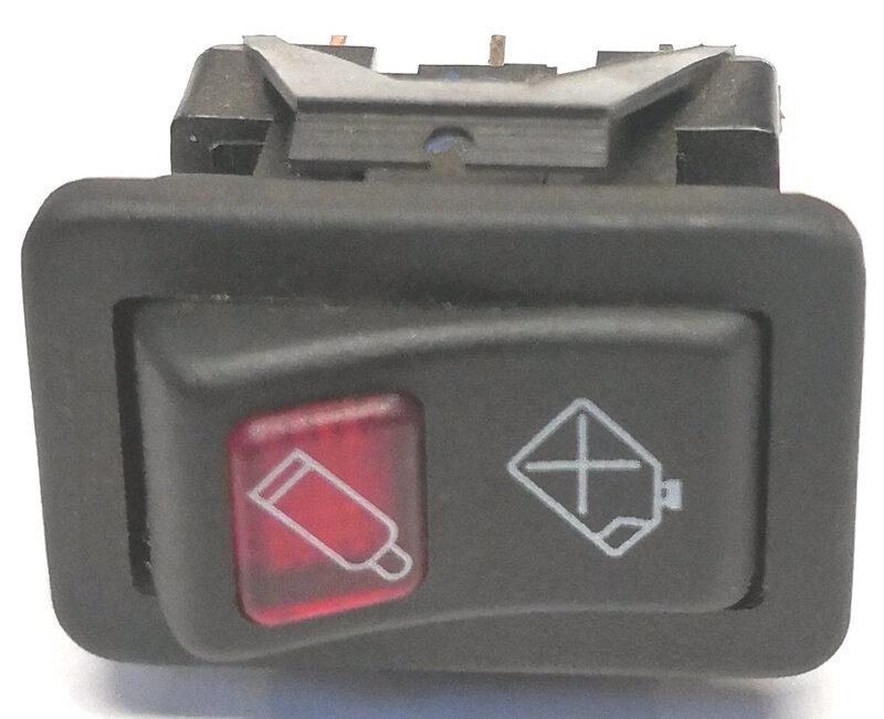 Interrupteur 2 positions avec led rouge