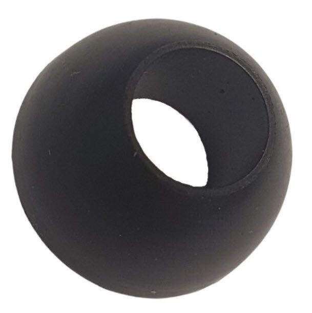 Bouchon olive - joint POL - noir Ø 9 mm