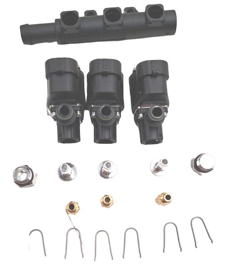Gasinjectoren Rail IG5 / Zavoli - 3 Cilinder