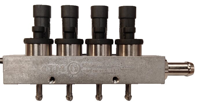 BRC LPG Injector-Rail oranje 4 Cil.