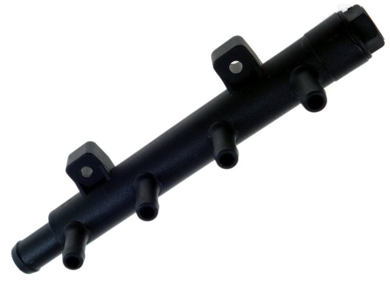LPG splitter 4 cilinder 12 mm in / 6 mm uit