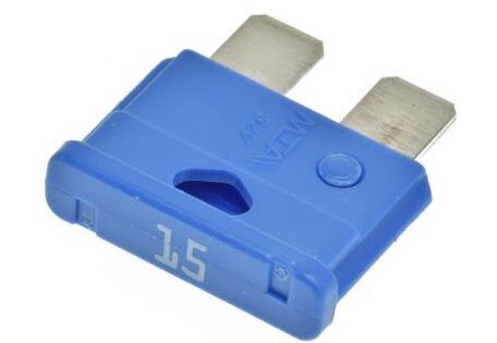 Standard blade fuse 15A blue ATO per unit